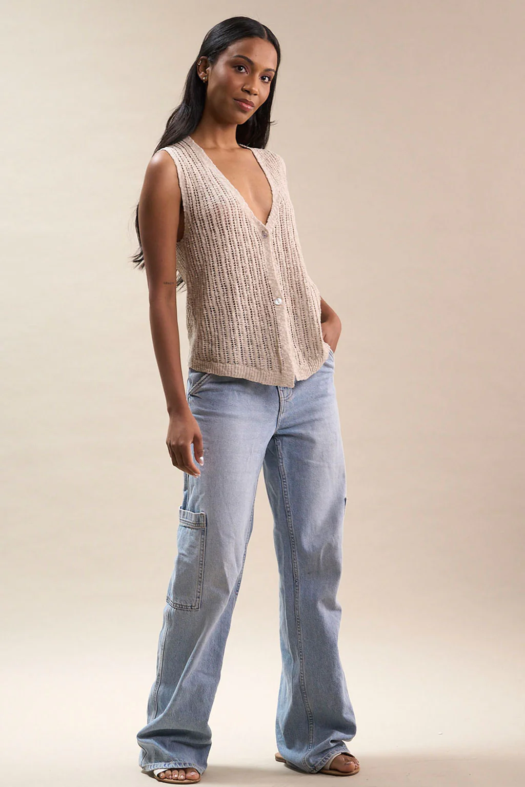 Daisy Cotton Vest - Image 6