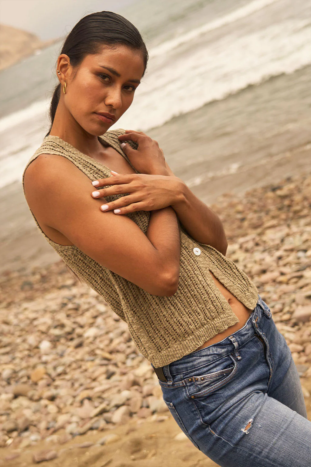 Daisy Cotton Vest - Image 9