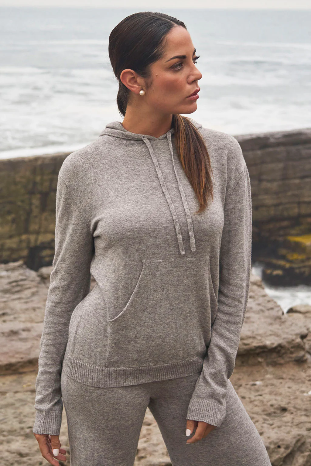 Dana Lightweight Cotton & Alpaca Hoodie