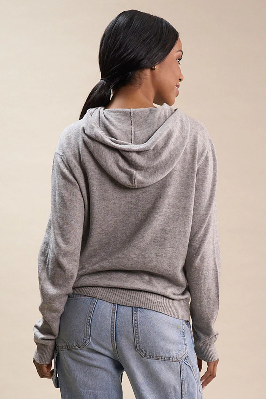 Dana Lightweight Cotton & Alpaca Hoodie - Image 6