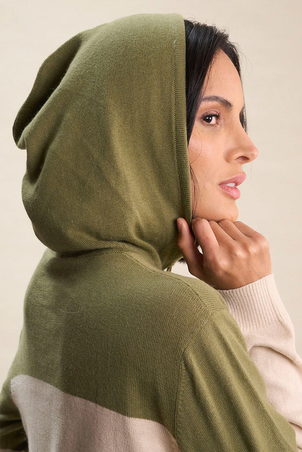 Demi Lightweight Cotton & Alpaca Hoodie - Image 3