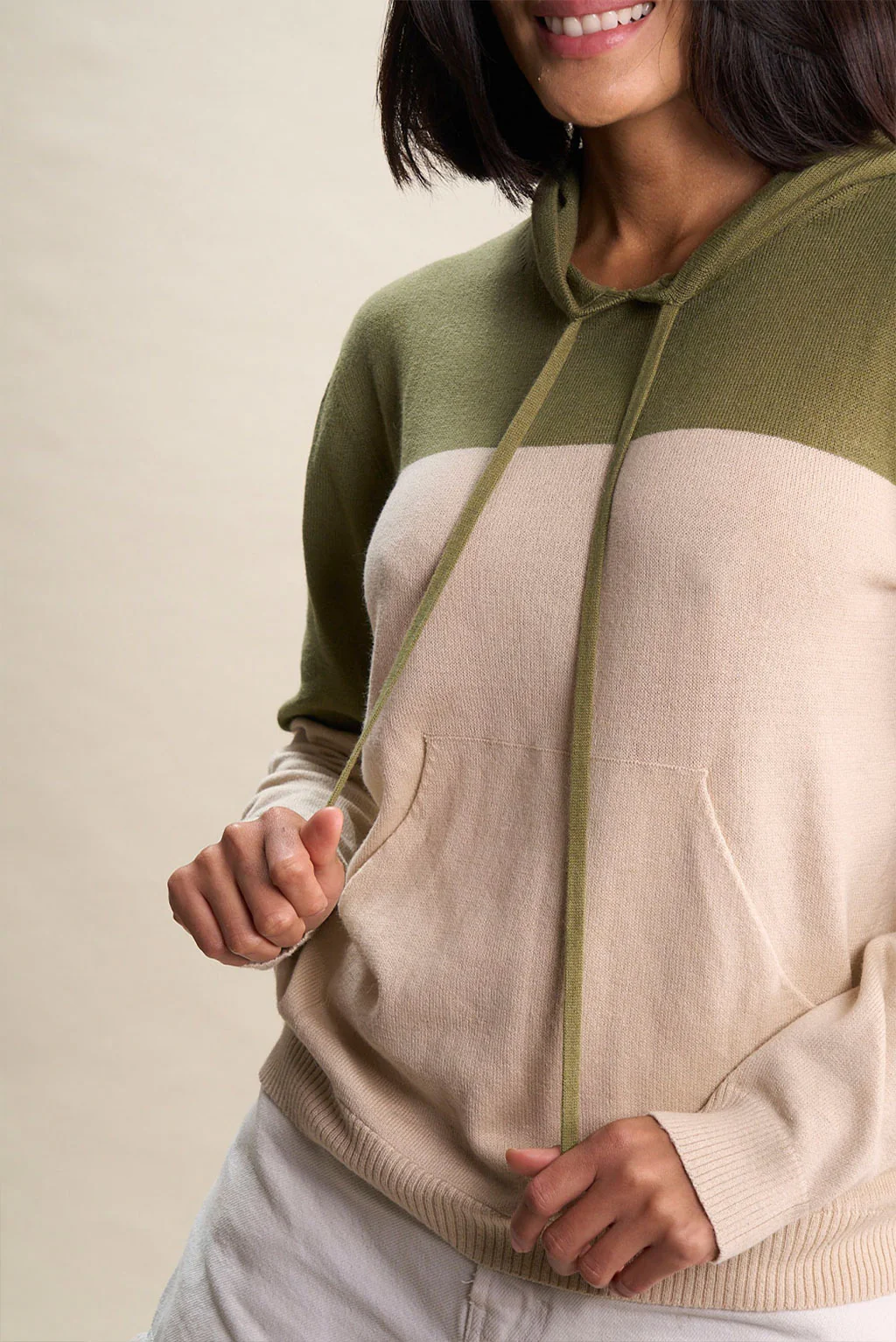 Demi Lightweight Cotton & Alpaca Hoodie - Image 4
