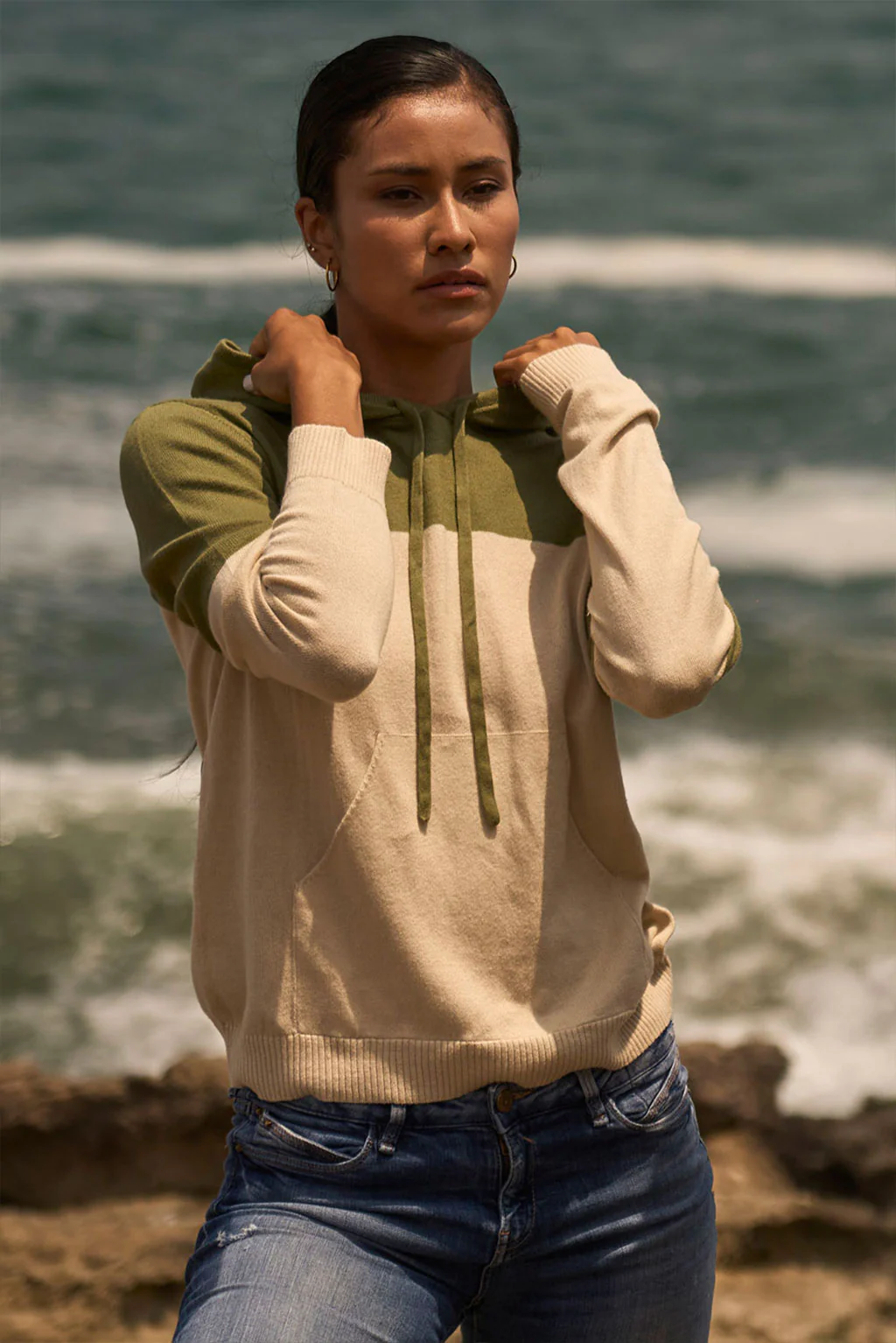 Demi Lightweight Cotton & Alpaca Hoodie - Image 5