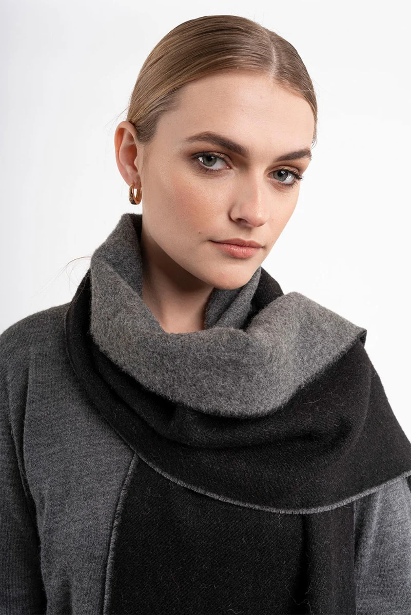 Double Face Baby Alpaca Scarf - Image 6