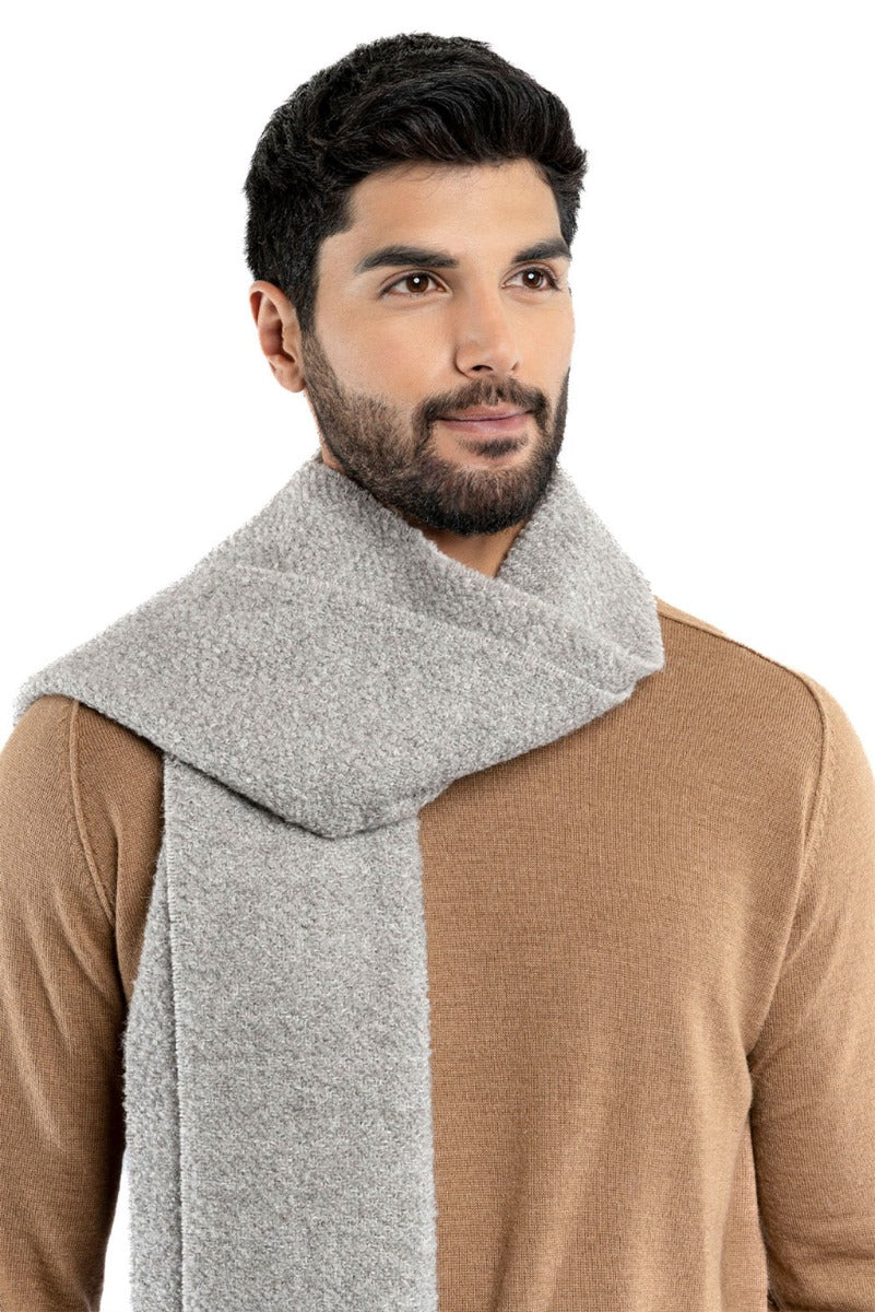 Eco Boucle Baby Alpaca & Silk Scarf - Image 2