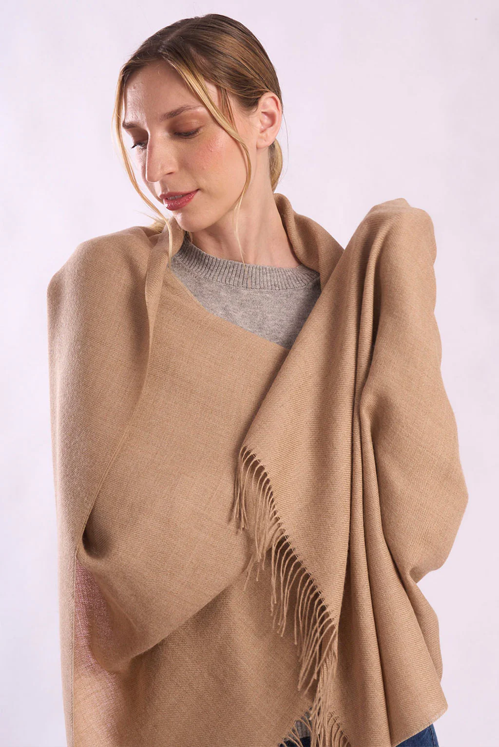 Eco Classic Baby Alpaca Shawl - Image 5