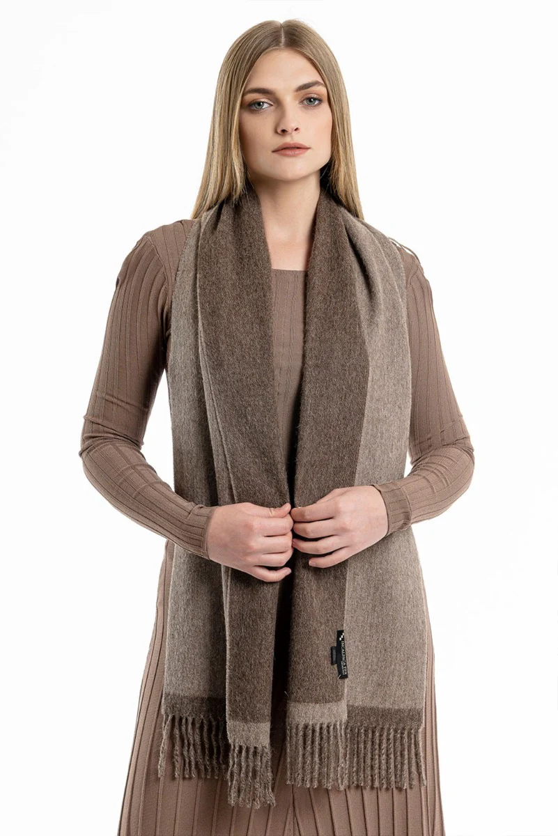 Eco Double Face Baby Alpaca Scarf - Image 10