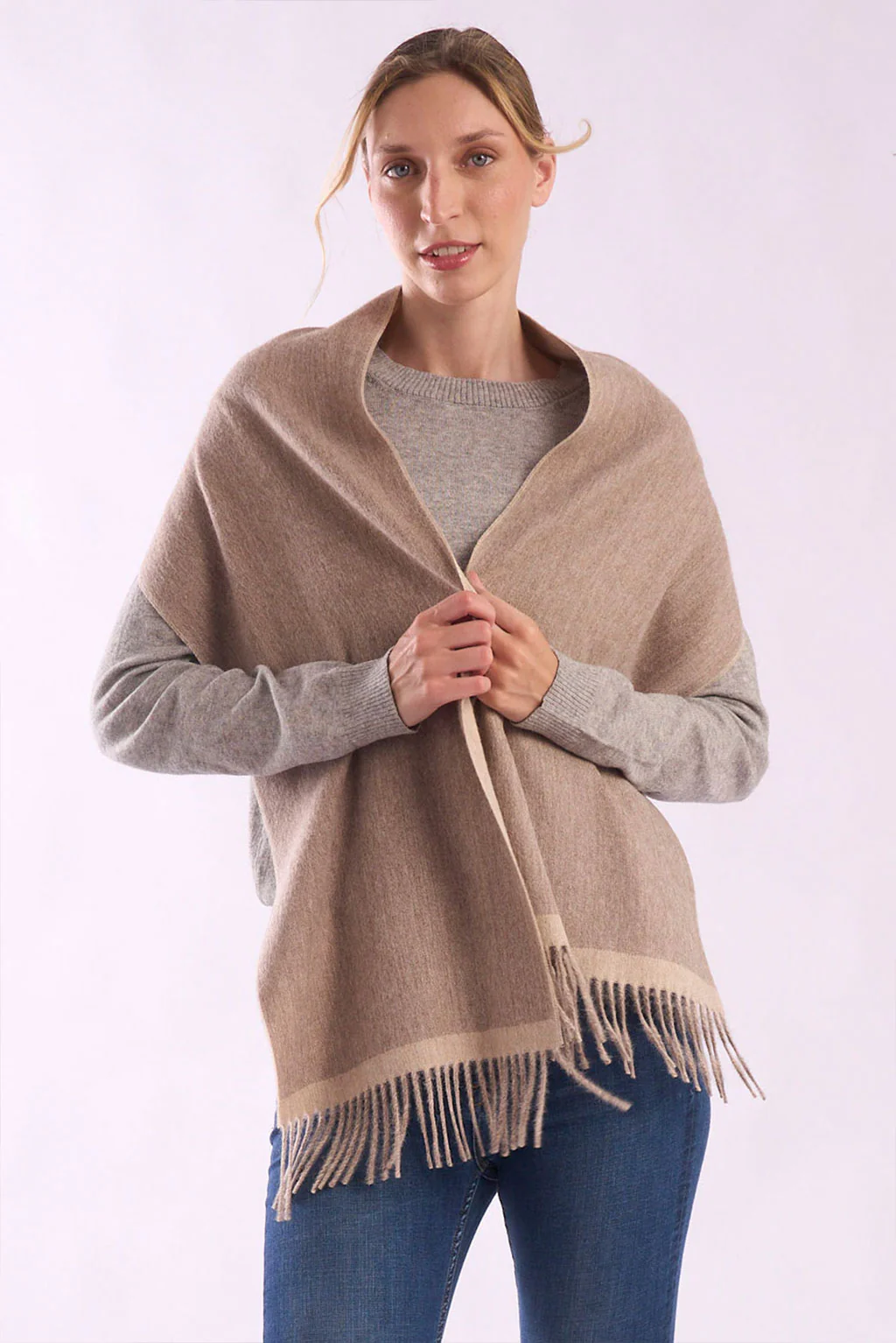 Eco Double Face Baby Alpaca Scarf - Image 4