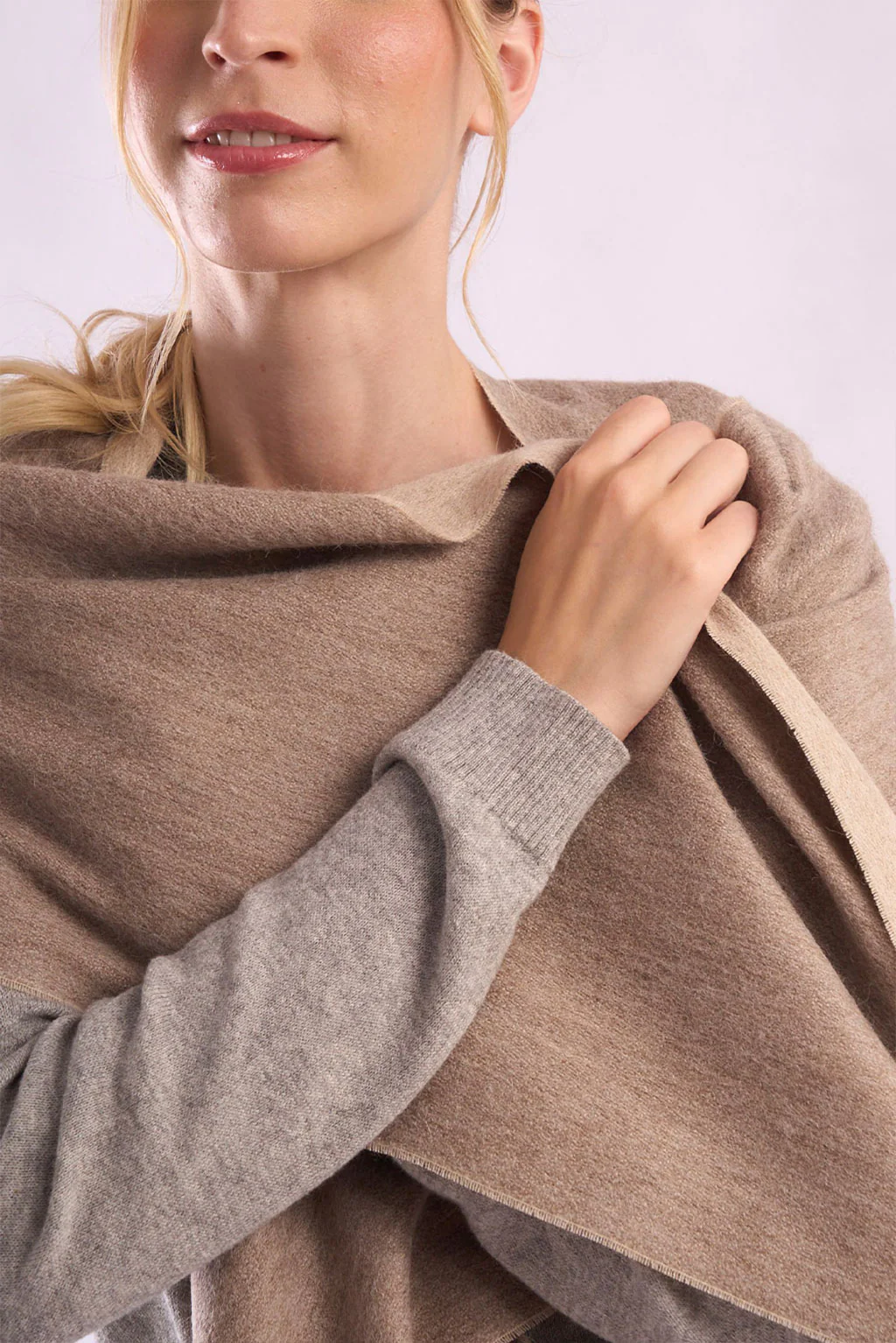 Eco Double Face Baby Alpaca Scarf - Image 6