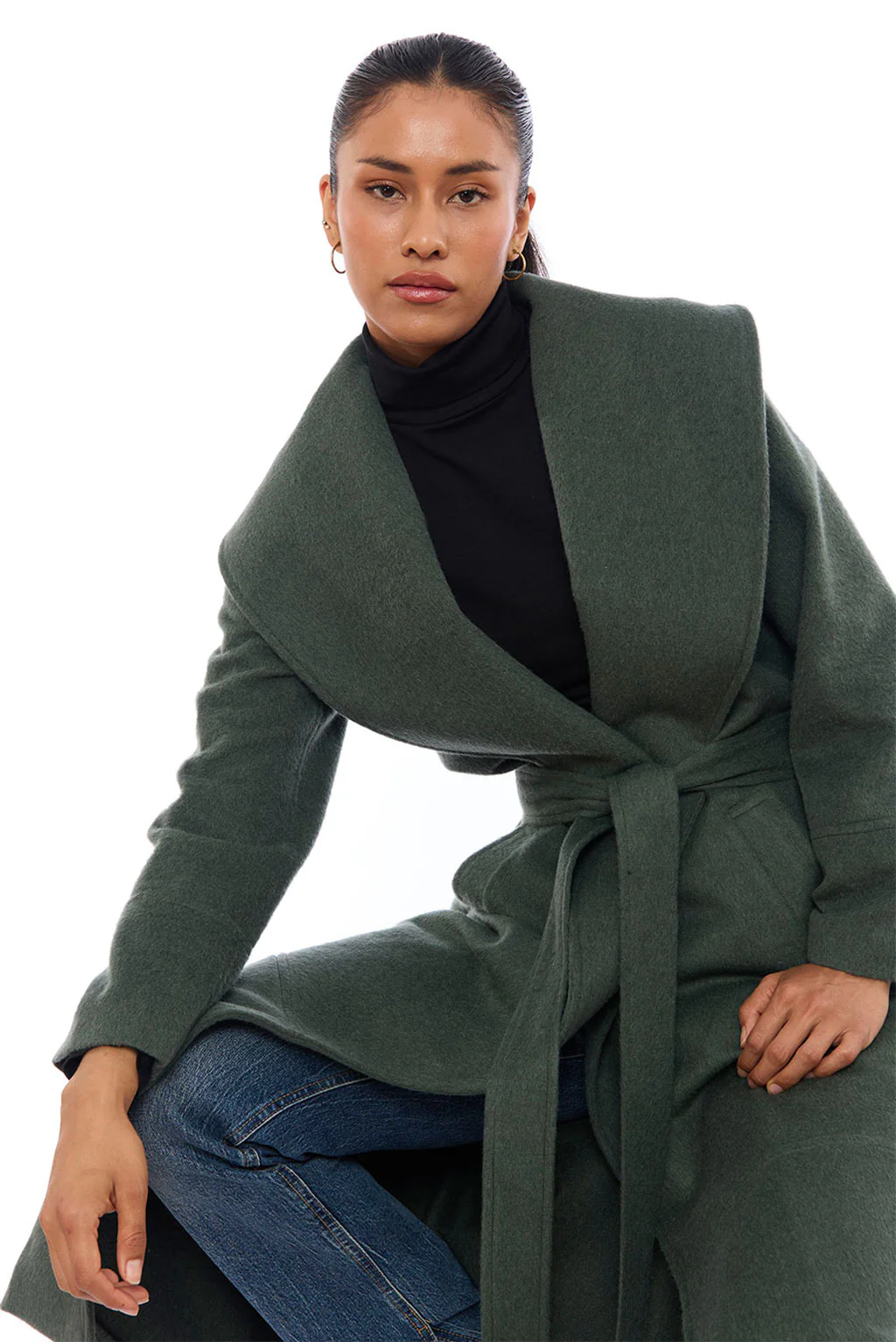 Elena Alpaca Coat - Image 3