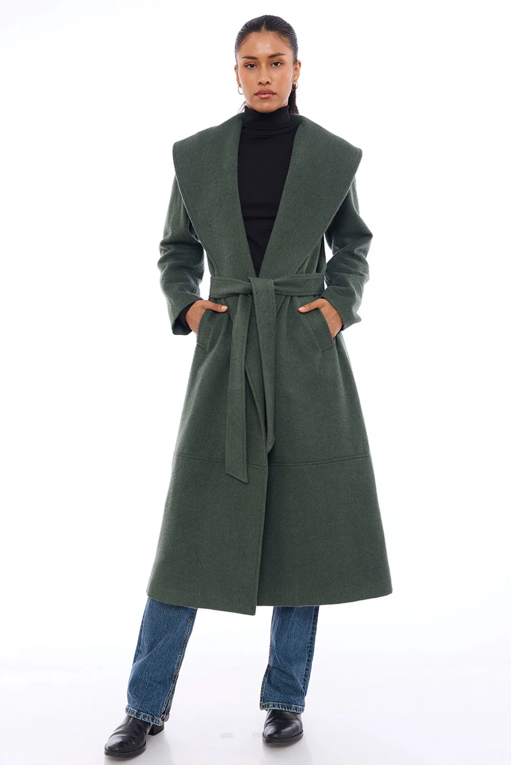 Elena Alpaca Coat - Image 4