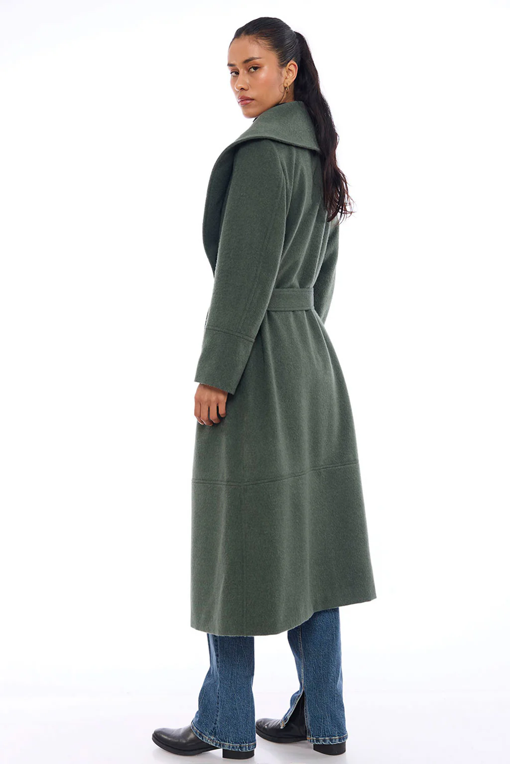 Elena Alpaca Coat - Image 5