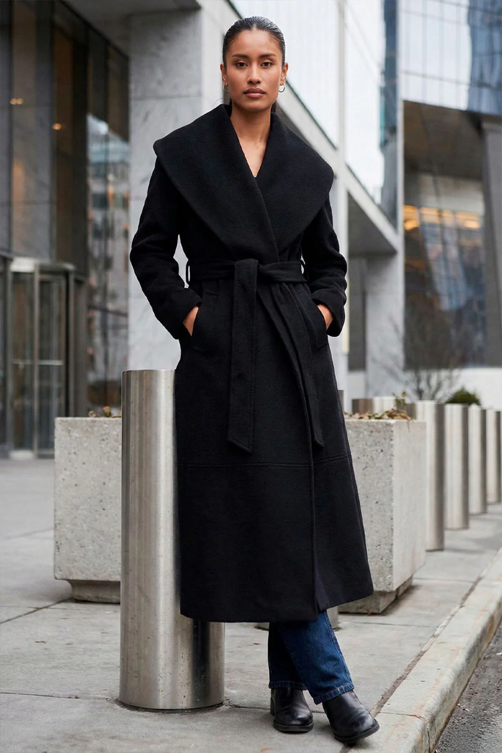 Elena Alpaca Coat