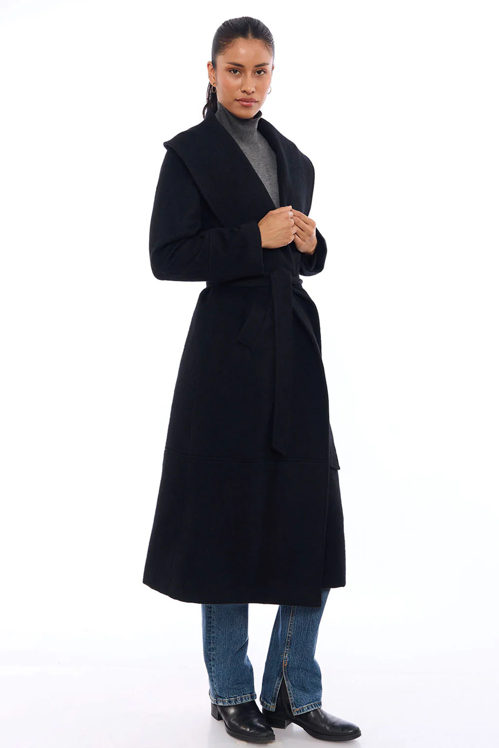 Elena Alpaca Coat - Image 3