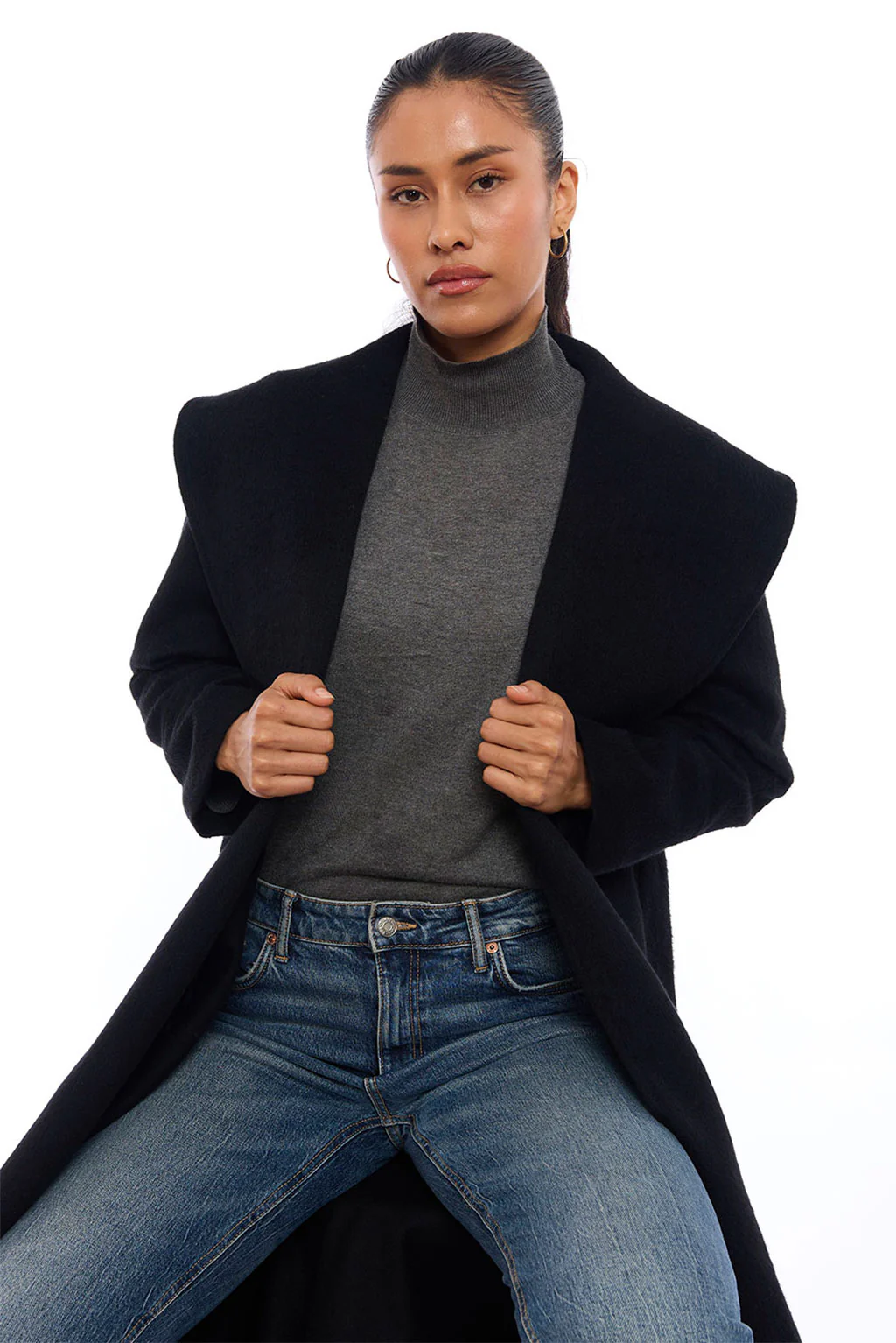 Elena Alpaca Coat - Image 5
