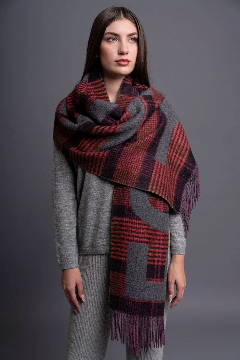 Equality Baby Alpaca Scarf - Reversible - Image 2