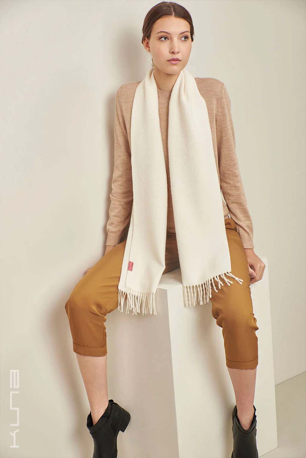 Essential Adrian Baby Alpaca Scarf - Image 23