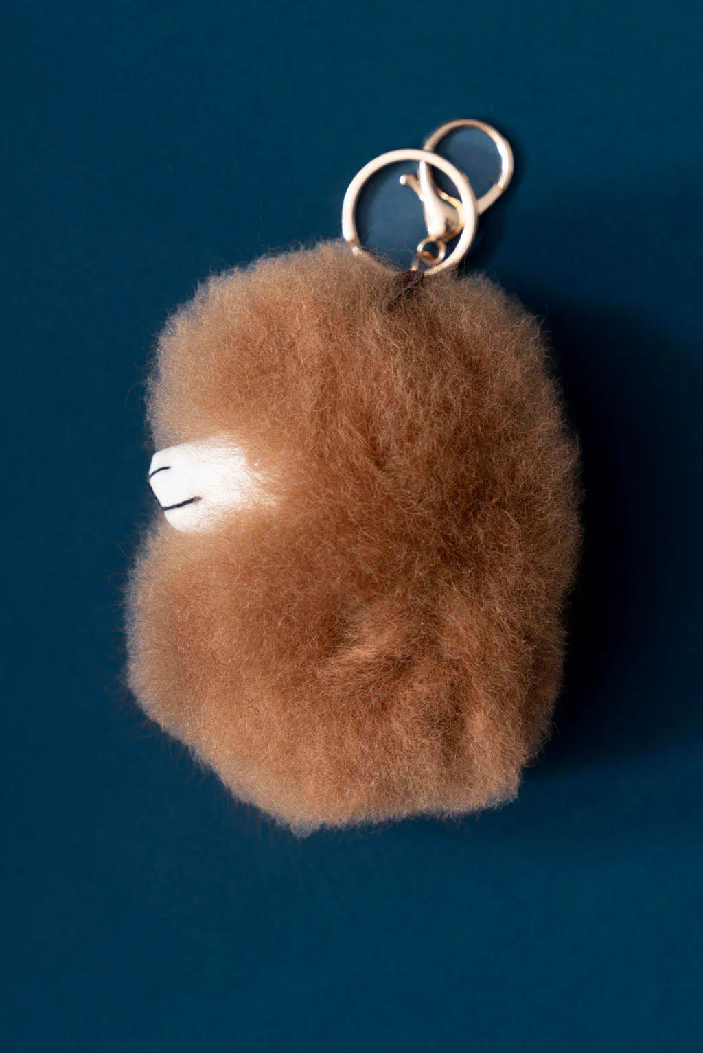 Fluffy Alpaca Fur Keychain - Image 2