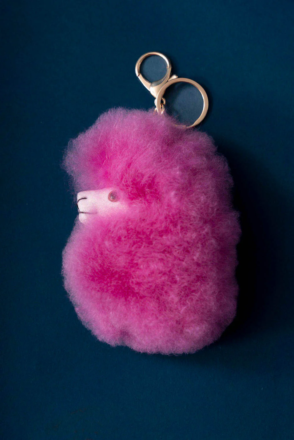 Fluffy Alpaca Fur Keychain - Image 5