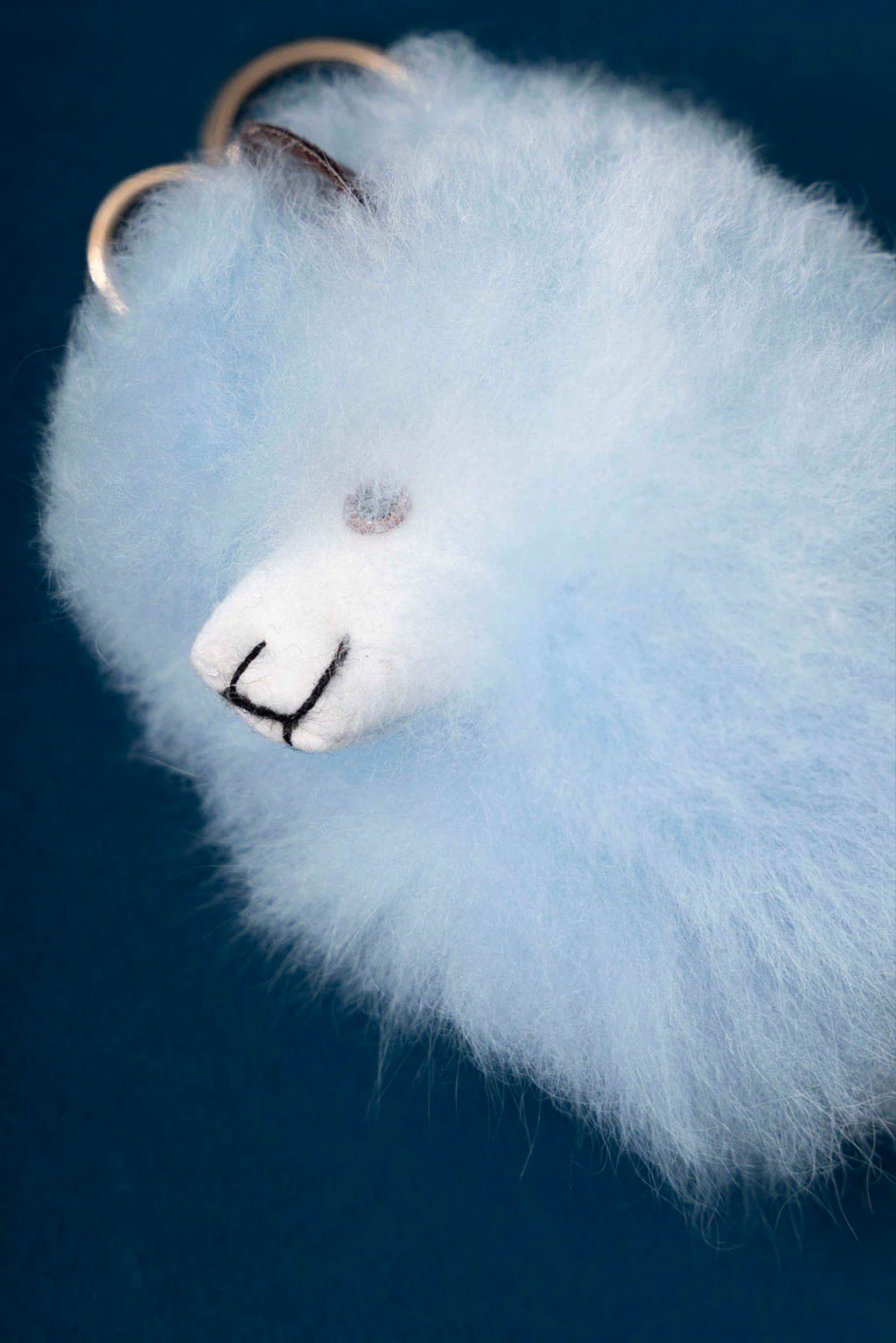 Fluffy Alpaca Fur Keychain - Image 9