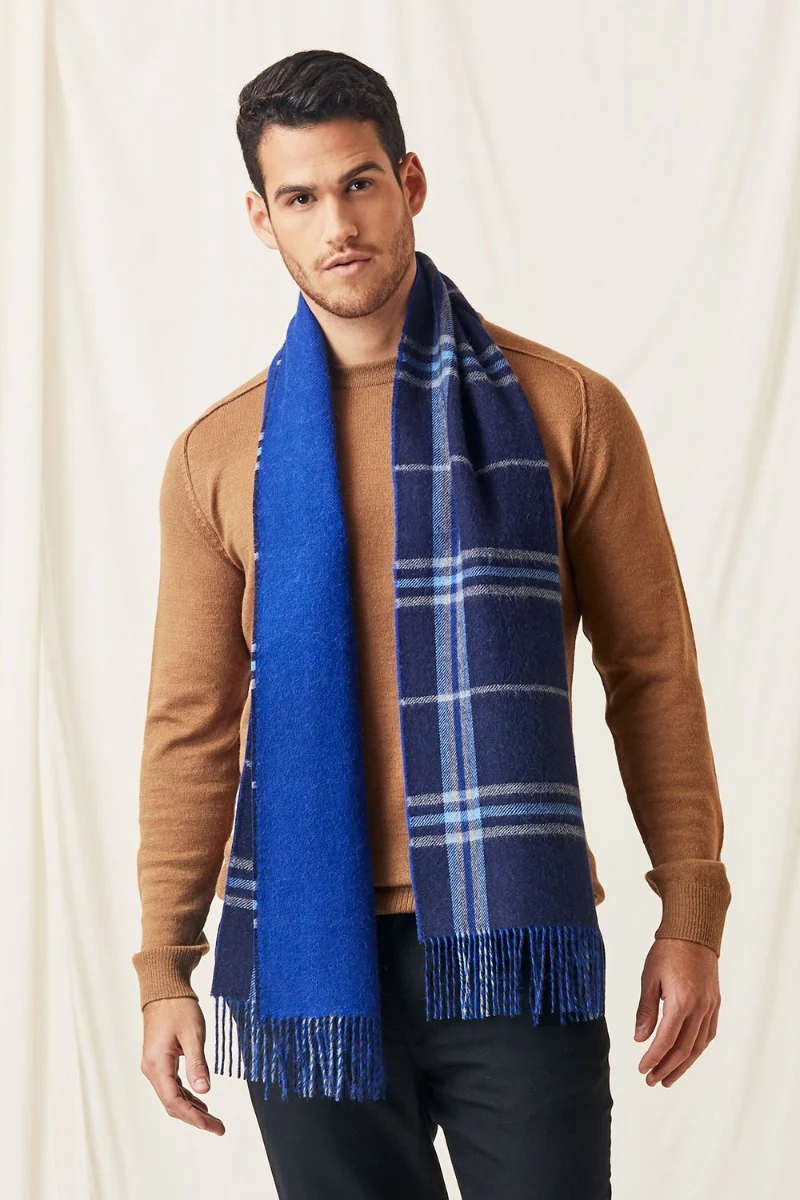 Francis Baby Alpaca Scarf - Reversible - Image 2