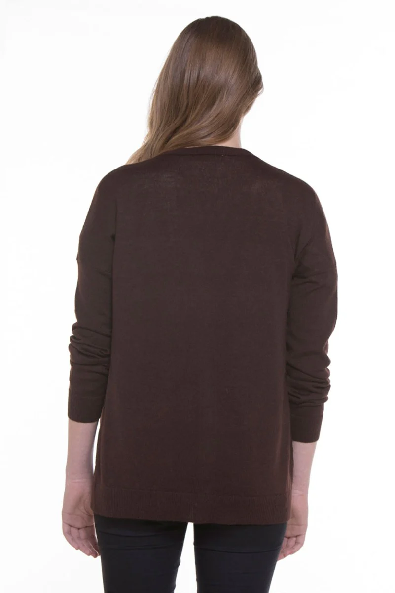 Galya Lightweight 100% Cashllama Cardigan - Image 3