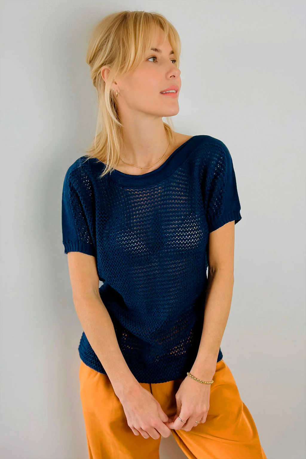 Isabelle Pima Cotton Sweater - Image 2