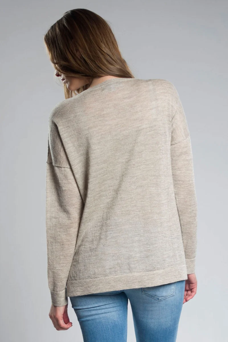 Janni Llama & Silk Sweater - Image 2