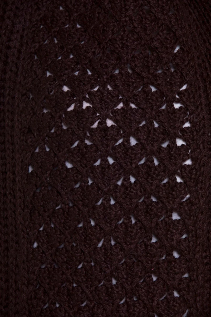 Kalei Hand-Knitted 100% Baby Llama Scarf - Image 4