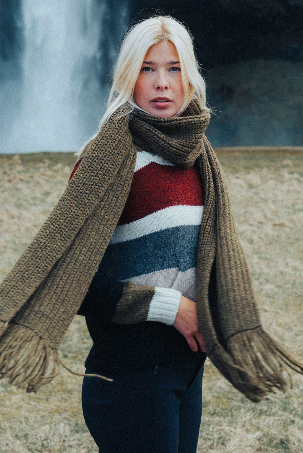 Khloe Alpaca Scarf - Image 5