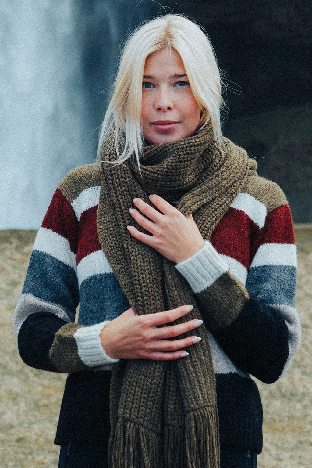 Khloe Alpaca Scarf - Image 6