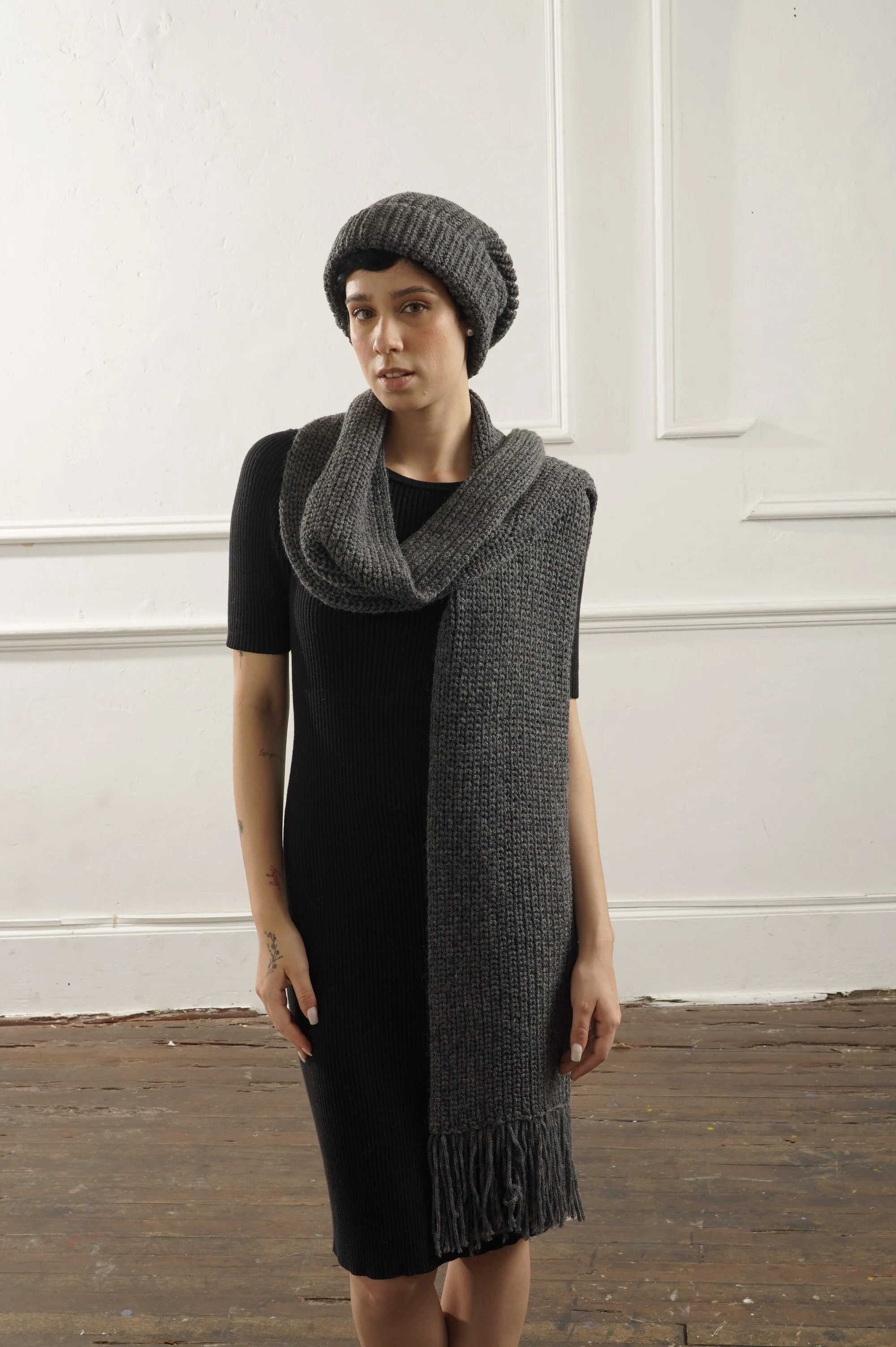 Khloe Alpaca Scarf - Image 9