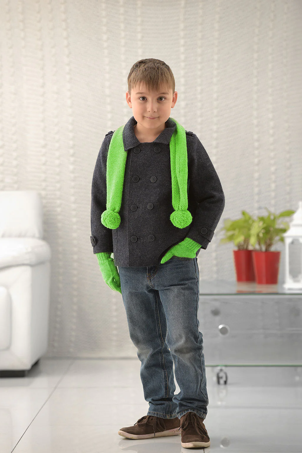 Kid Baby Alpaca Scarf - Image 3