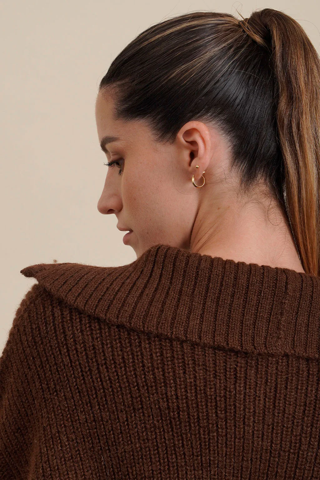 Kim Half-Zip Baby Alpaca Sweater - Image 10