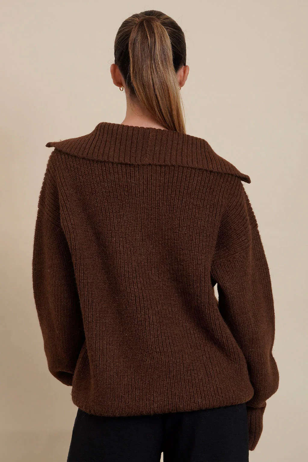 Kim Half-Zip Baby Alpaca Sweater - Image 6