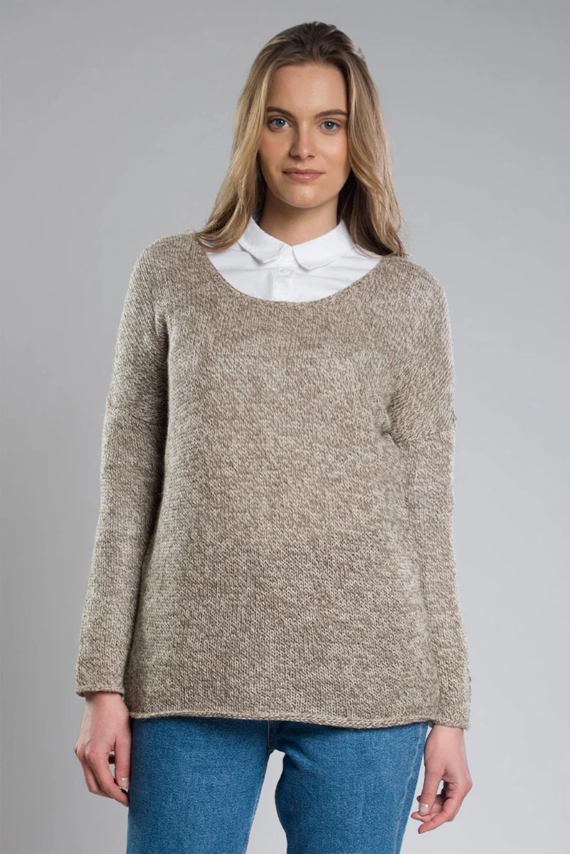 Kira 100% Baby Llama Sweater - Image 4