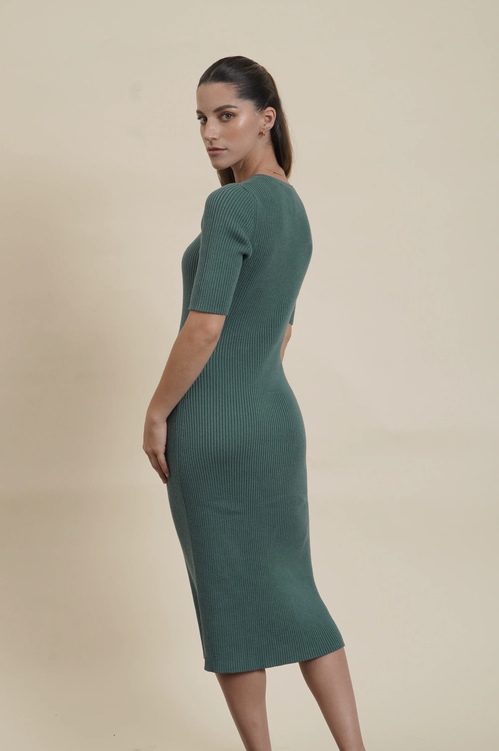 Kris Pima Cotton Dress - Image 12