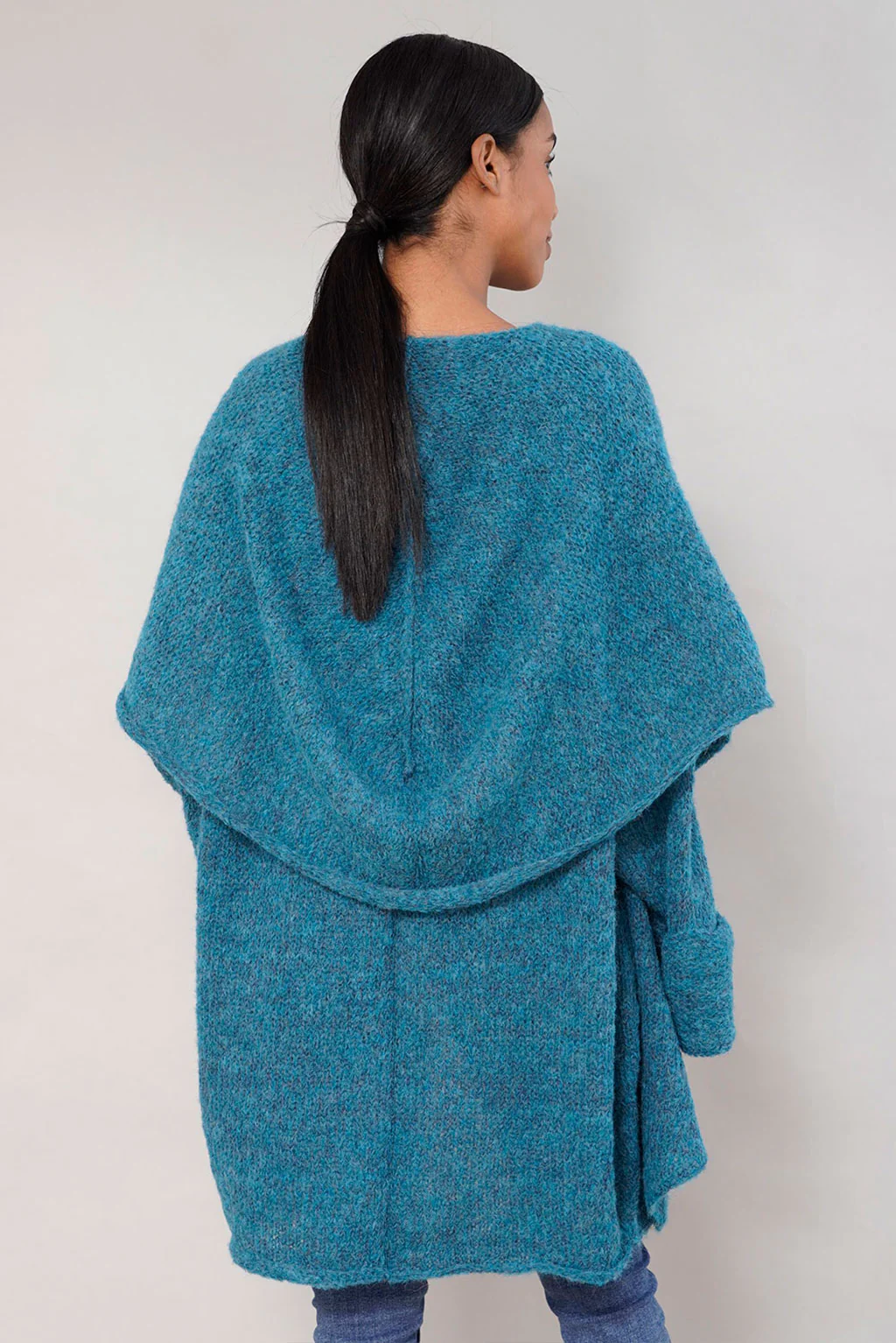 Leia Handknit Alpaca Cardigan / Coat - Image 3