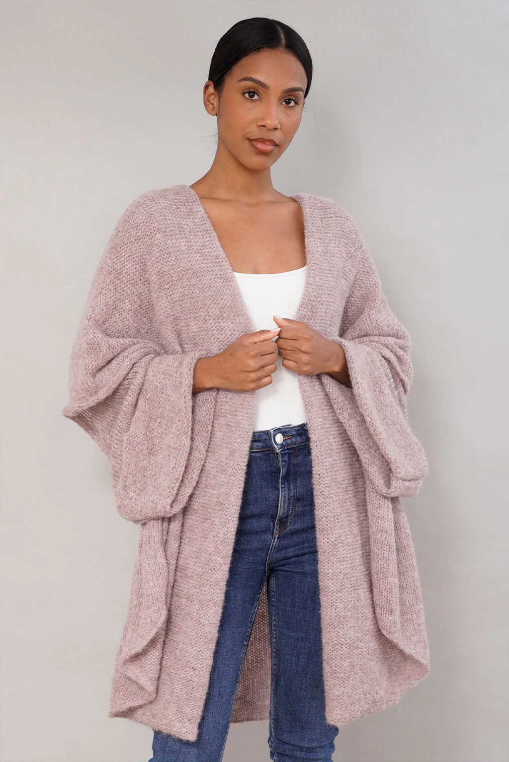 Leia Handknit Alpaca Cardigan / Coat - Image 5