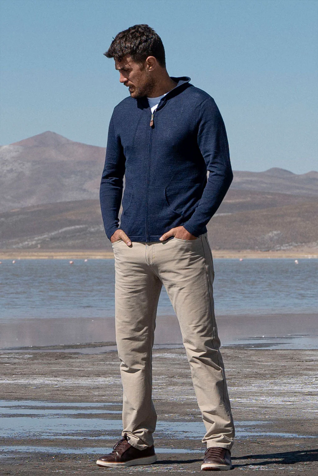 Lightweight Baby Alpaca Hoodie - Image 9