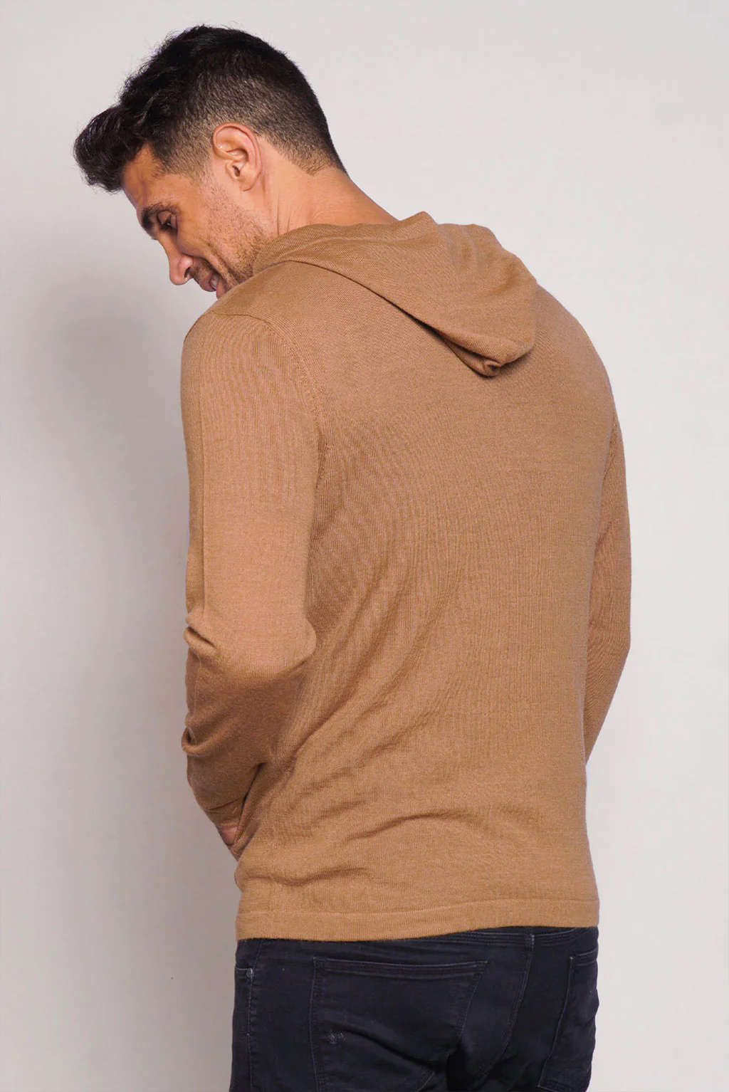 Lightweight Baby Alpaca Hoodie - Image 11
