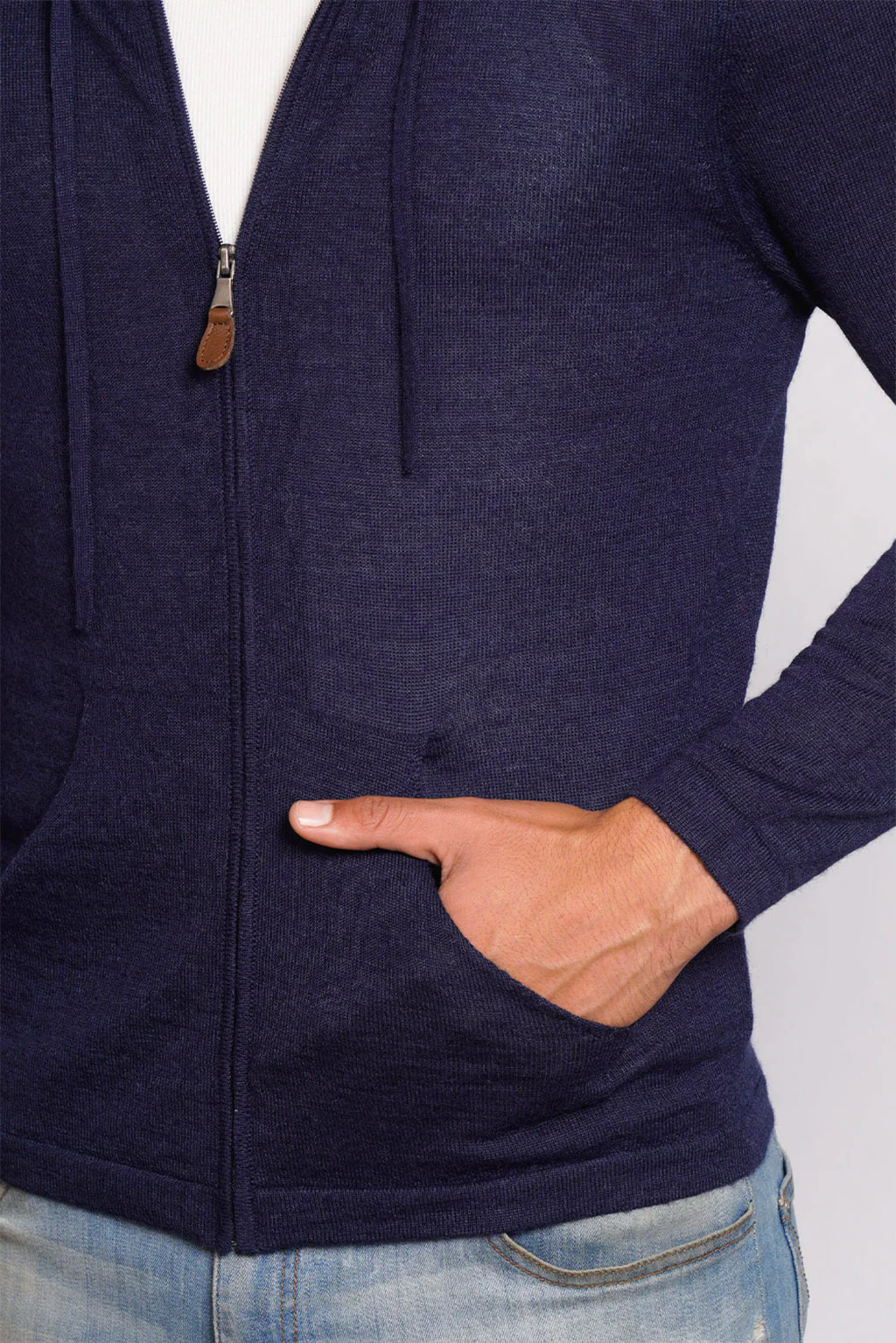Lightweight Baby Alpaca Hoodie - Image 18