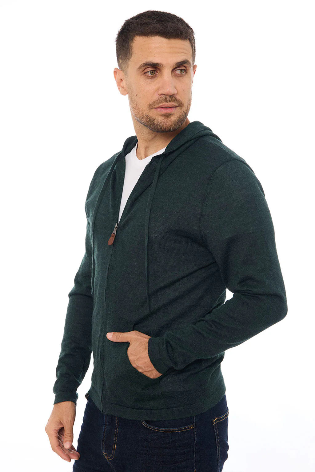 Lightweight Baby Alpaca Hoodie - Image 20