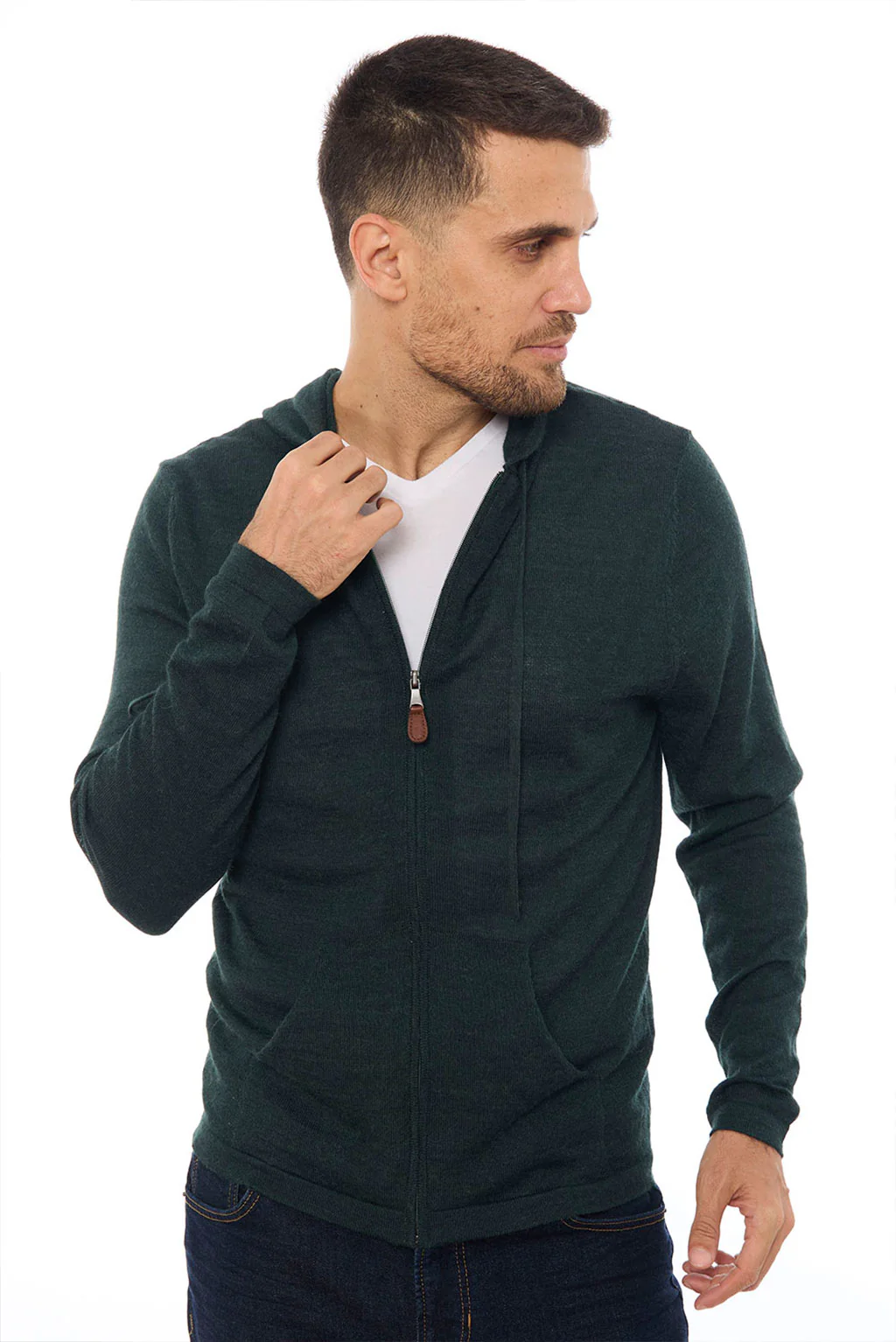 Lightweight Baby Alpaca Hoodie - Image 20