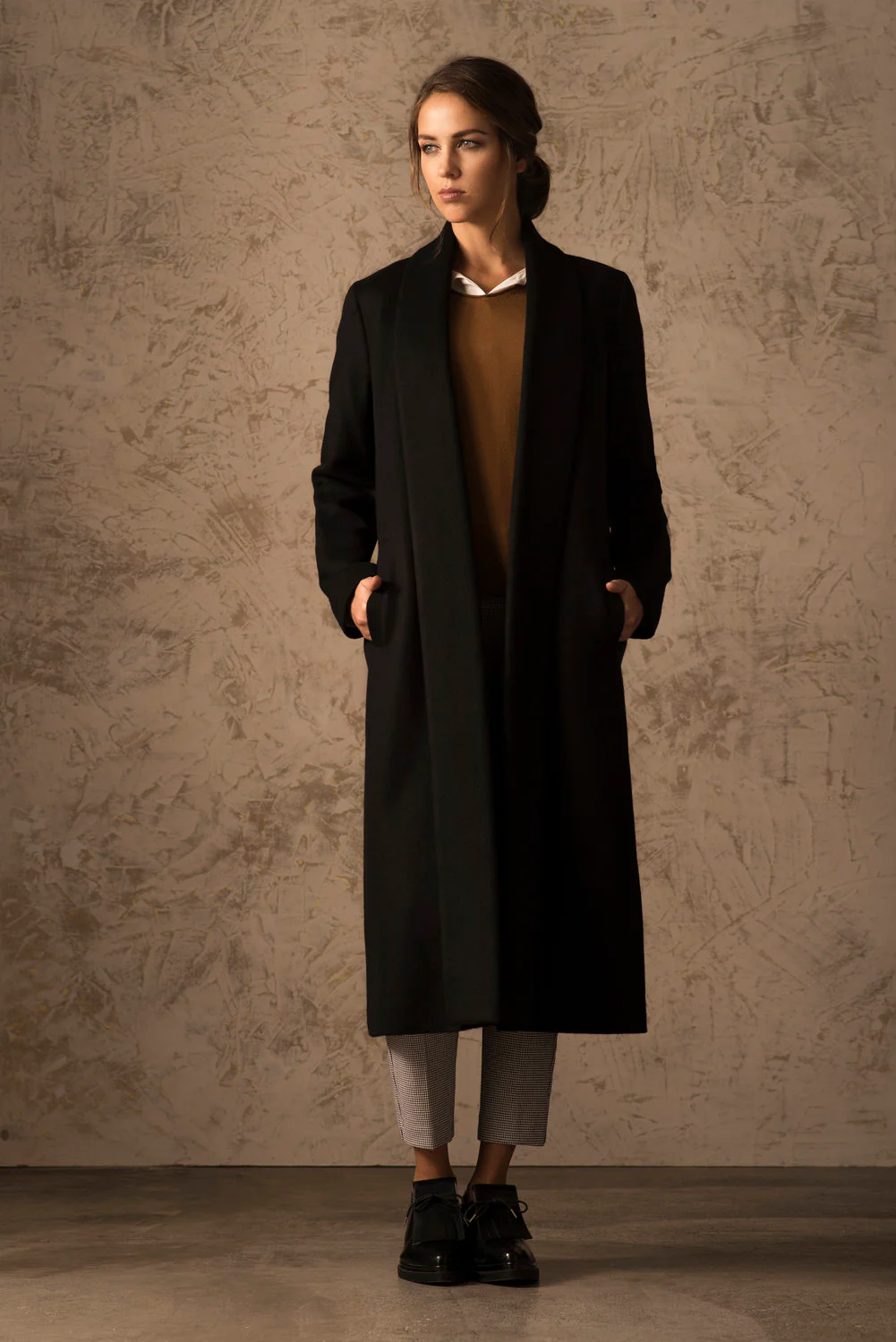 Long 100% Vicuna Swing Coat - Image 8