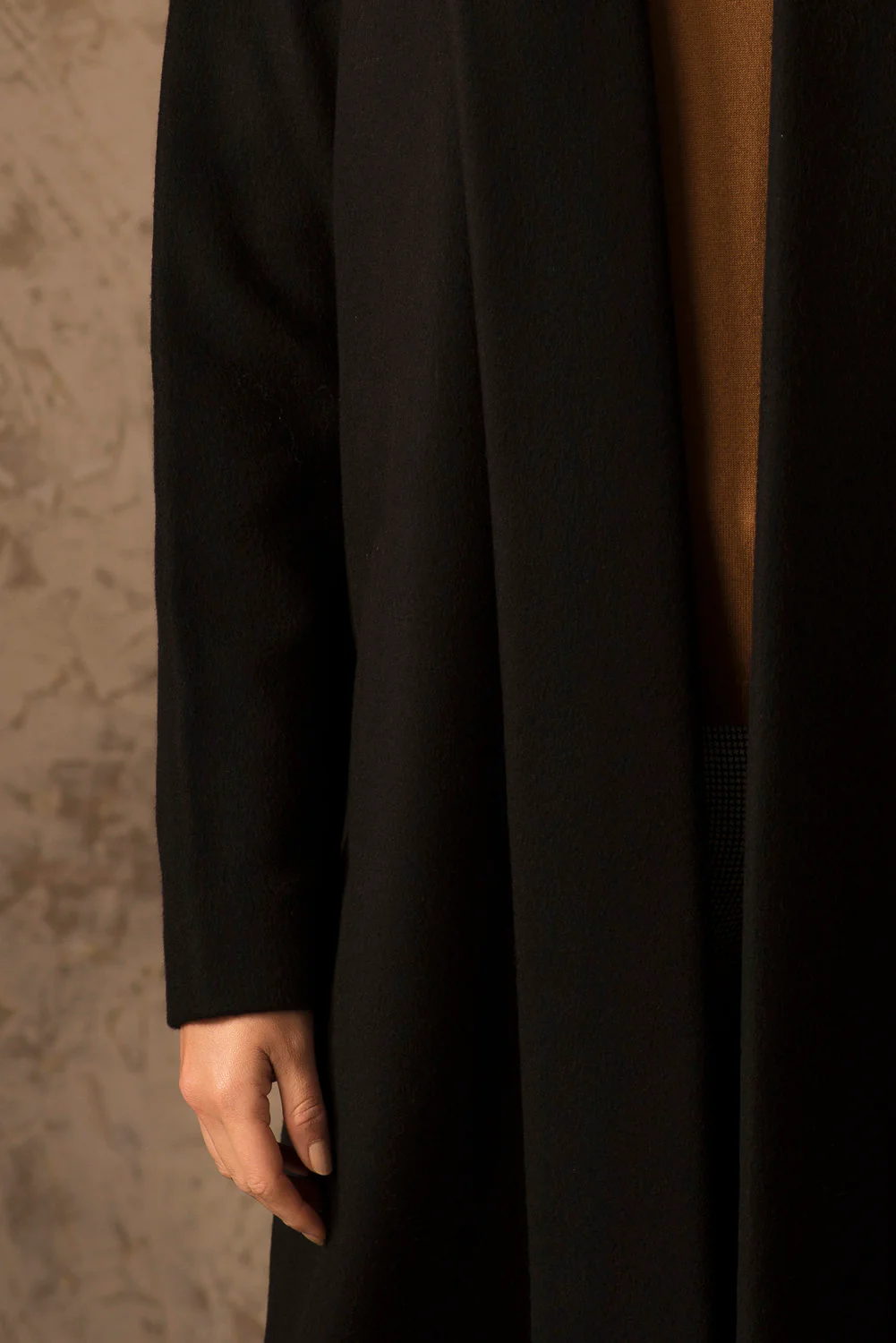 Long 100% Vicuna Swing Coat - Image 9