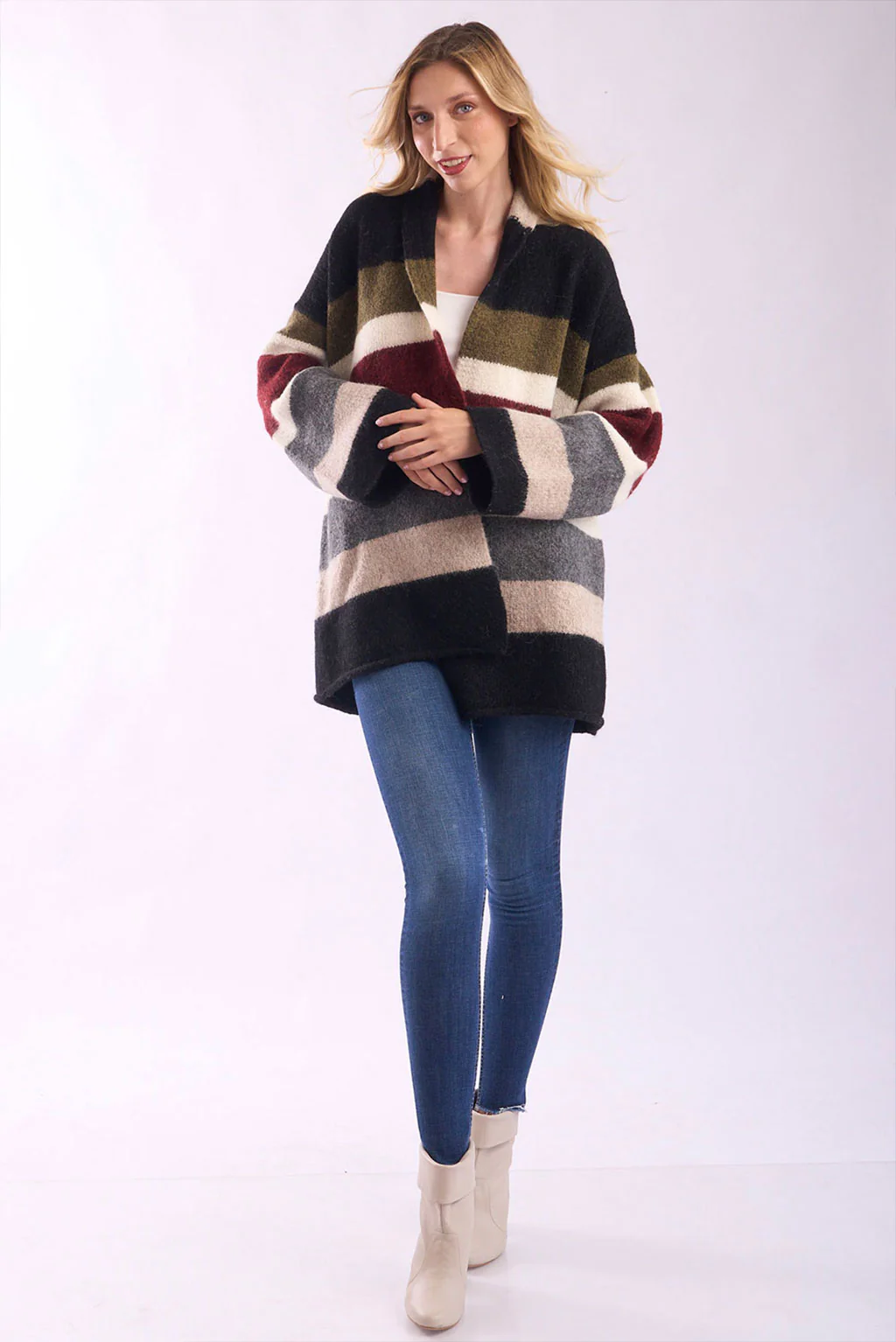 Mabel Long Alpaca Cardigan - Image 4