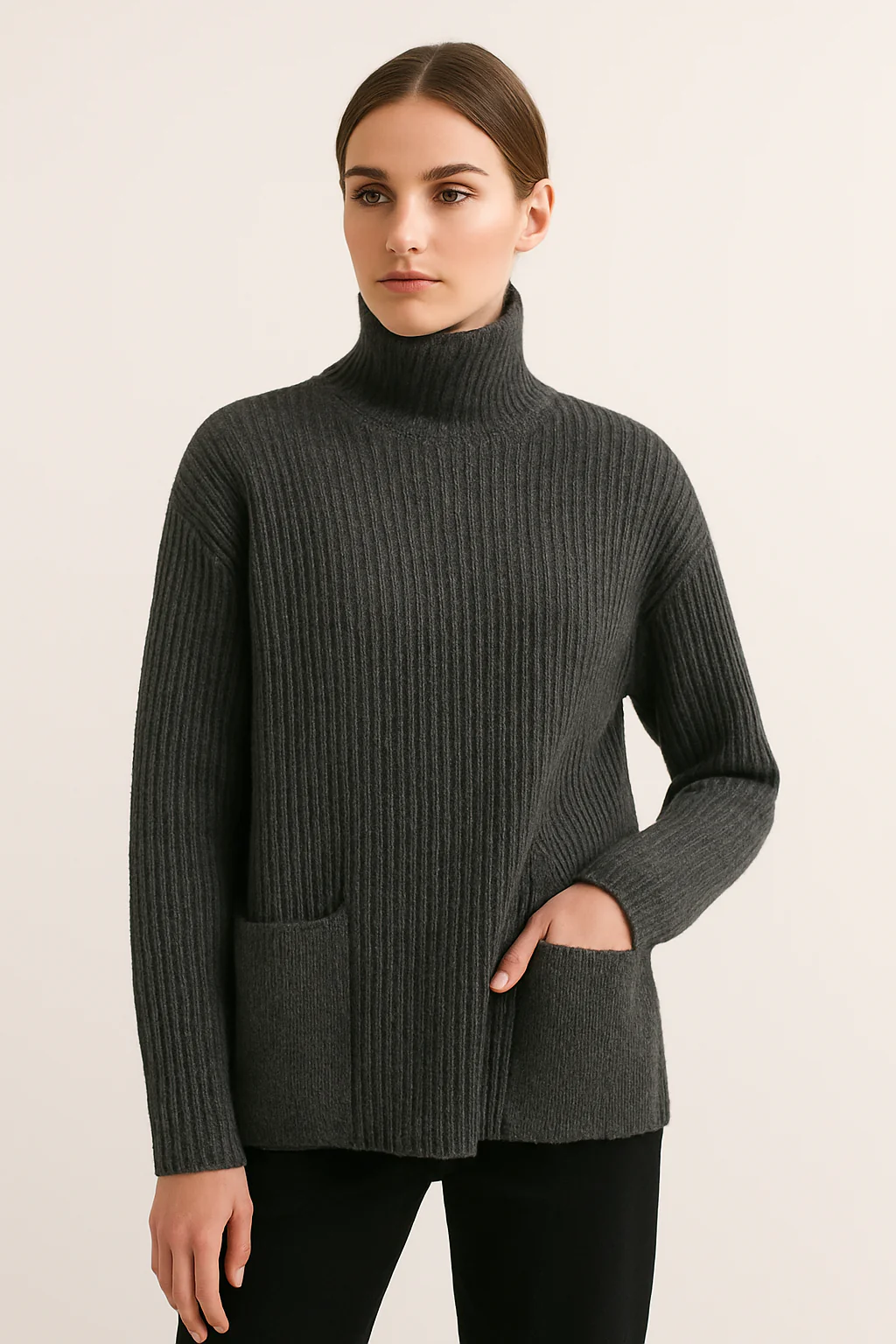 Male Pima Cotton Fitted Sweater - Image 3
