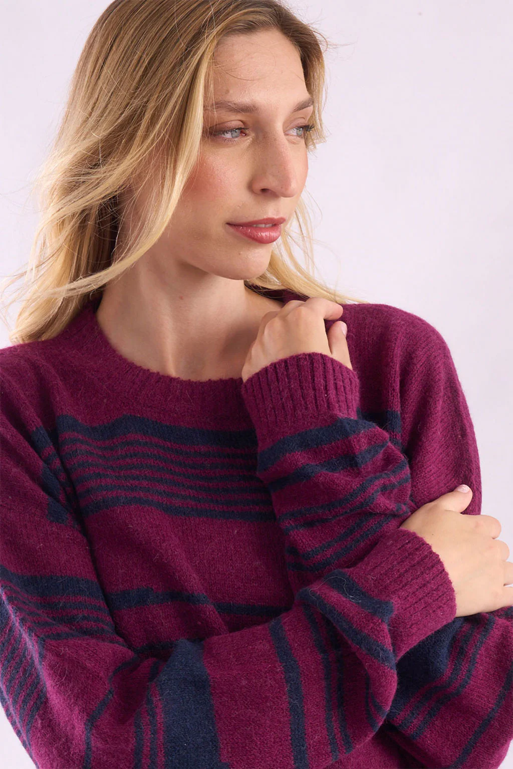 Marissa Crew-Neck Baby Alpaca Sweater - Image 10