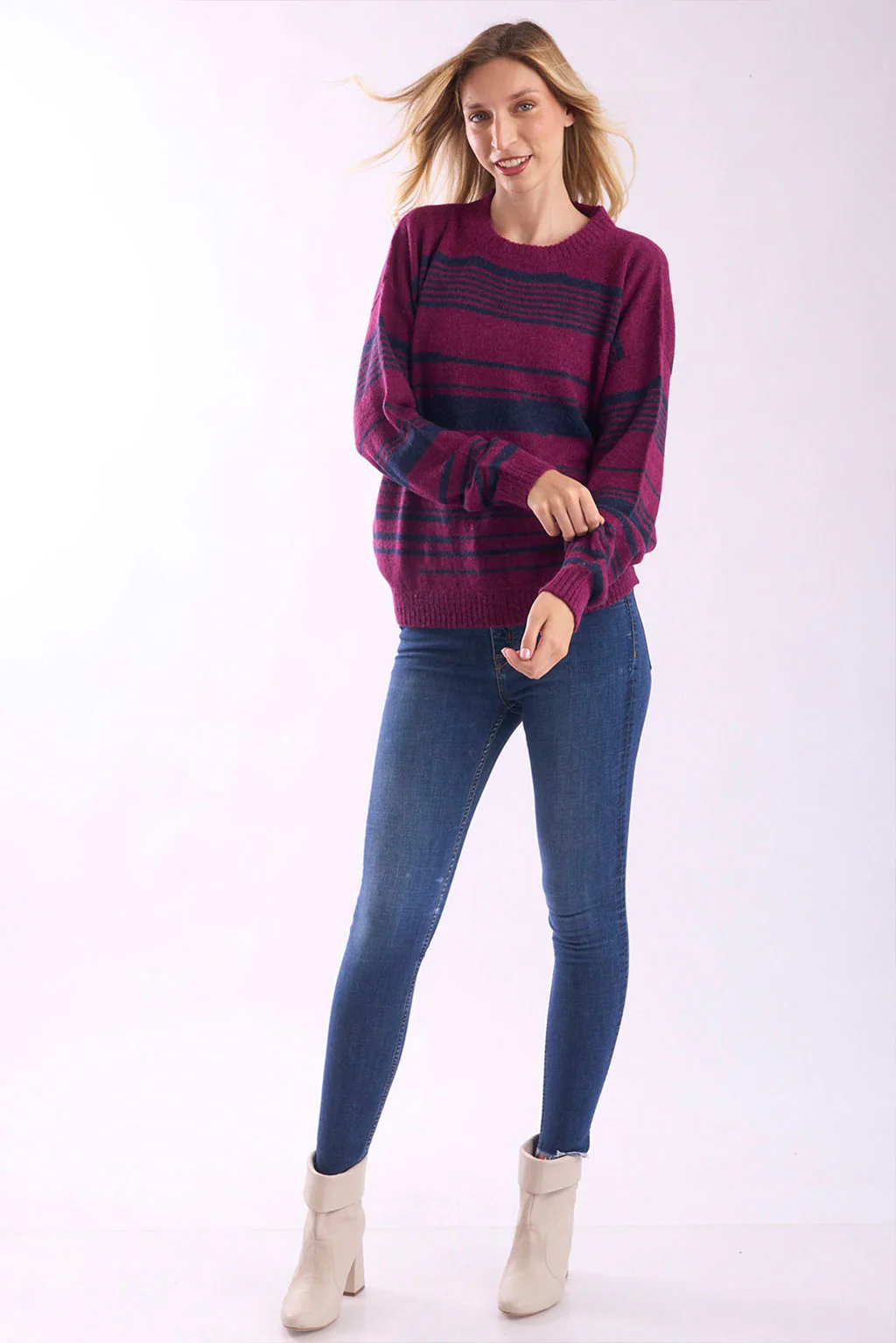 Marissa Crew-Neck Baby Alpaca Sweater - Image 11